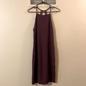 Large Charlotte Russe Burgundy tight-fit dress